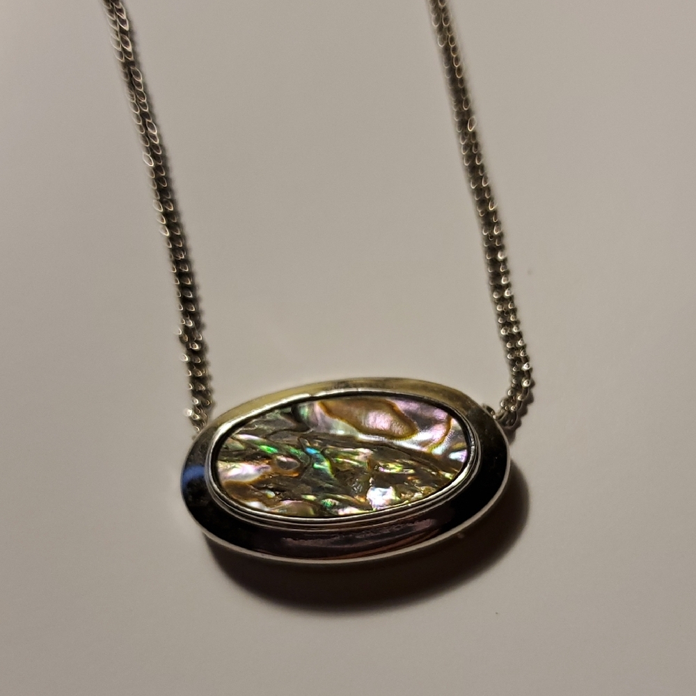 Mother Of Pearl Pendant Necklace By AVON